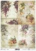 Decoupage de papel frutas, uvas, ciruelas, melocotones, manzanas*Бумага декупаж фруктов, винограда, слив, персиков, яблок*Papier decoupage Früchte, Trauben, Pflaumen, Pfirsiche, Äpfel